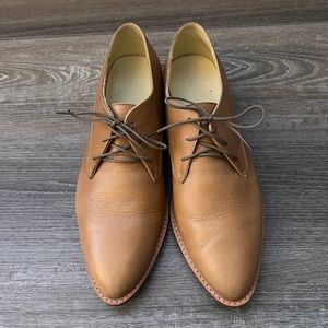 Nisolo James Oxfords— almond size 9.5